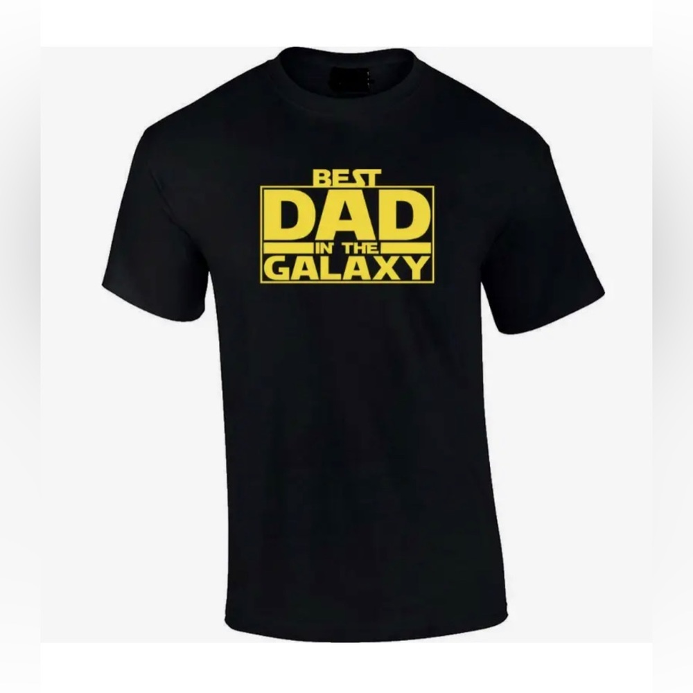 Best Dad In The Galaxy Movie Parody Father's Day T-shirt Tee